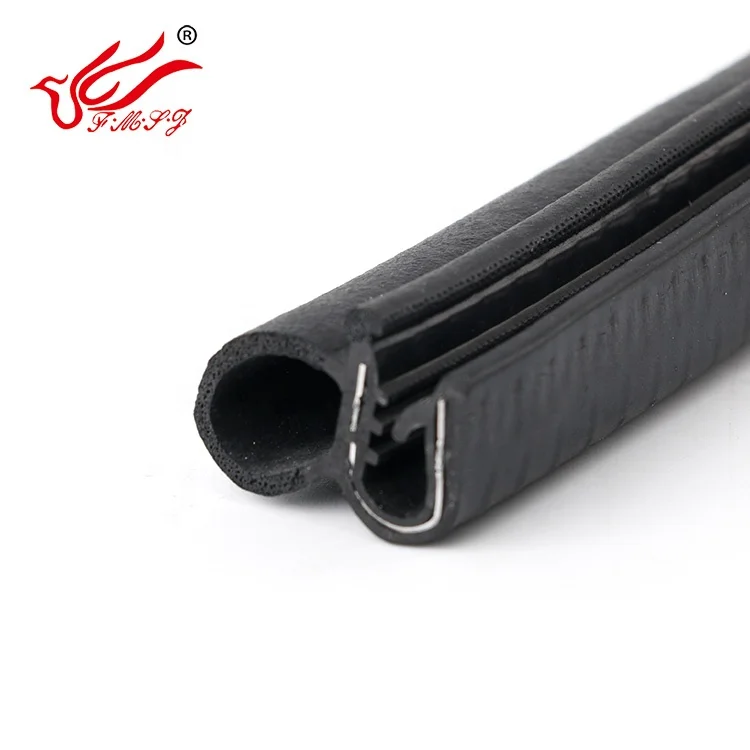 Car Door Rubber Seal Strip with Side Bulb EPDM Automotive Rubber Weather Striping for Cars, Boats, Trucks, RVs