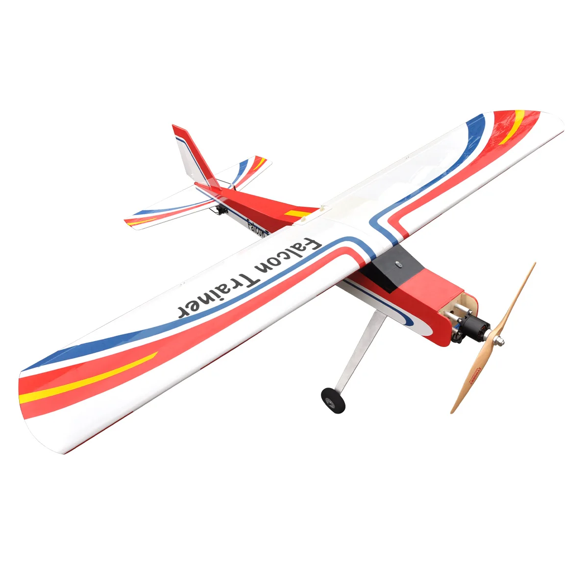 73.2inch Falcon Trainer Red+White 20CC Gasoline / Electric RC Fixed Wing Model Plane Airplane