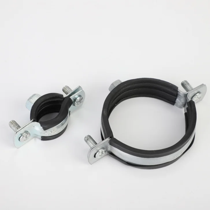 Ventilation Duct hanger / hanging bracket / split band clip with rubber gasket