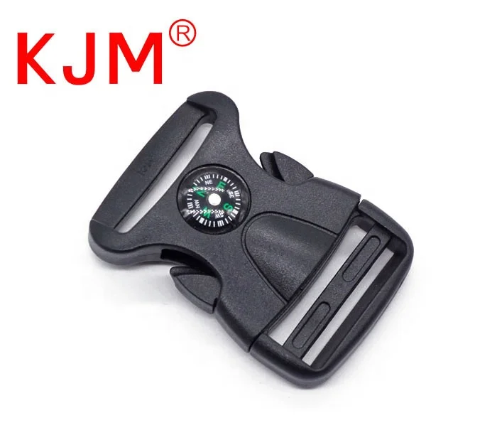 KJM 25mm 32mm  Plastic Side Release Clip Hiking Travel Backpack Bag Compass Survival Belt Buckle