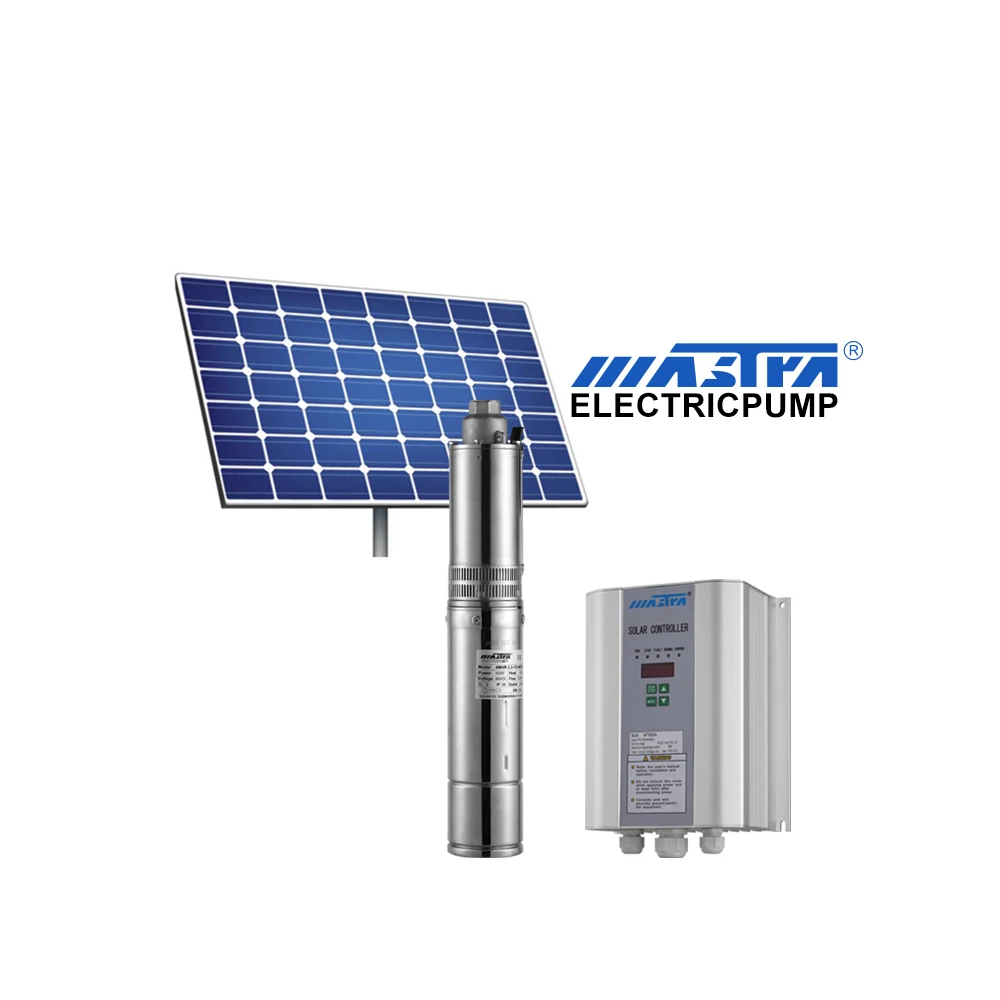 4inch 400W 48V solar pump system  solar submersible water pump price for drip irrigation solar pump controller for agriculture