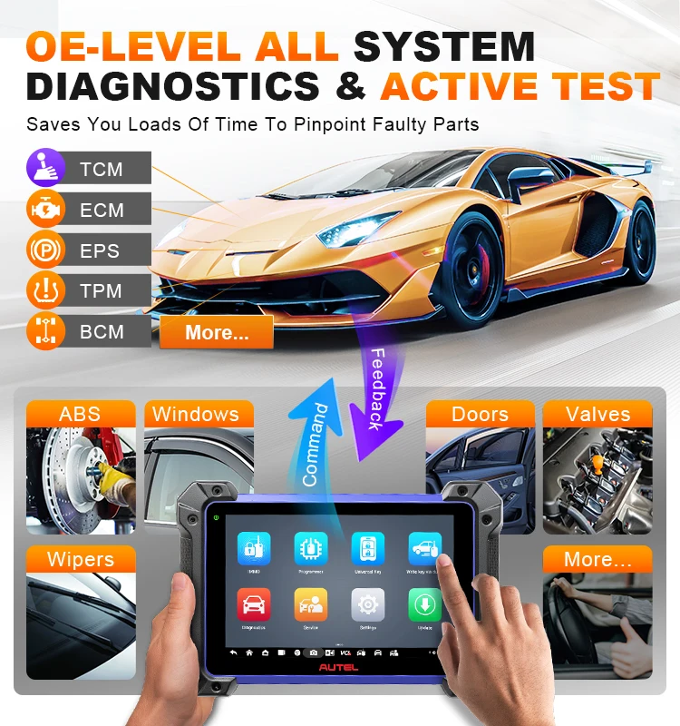 2024 autel auro im608 II im600 pro алтарь xp400pro im 608 xp 400pro impka 608pro автомобильный диагностический сканер