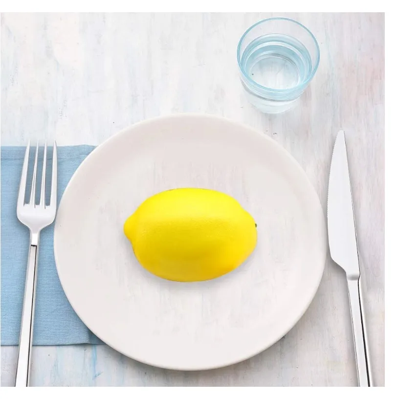 new design artificial beautiful lemon fruit mini foam lemon