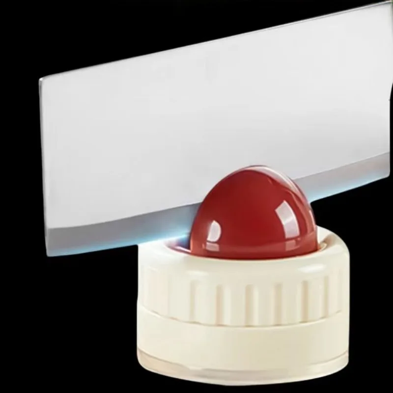 Professional Quick Household Kitchen Knife Scissors Sharpeners New round Ball Suction Design for Home Use