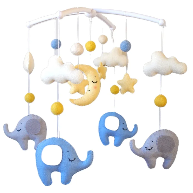 New designs Nordic style home felt baby mobile baby bed chimes bed curtain  baby mobile crib
