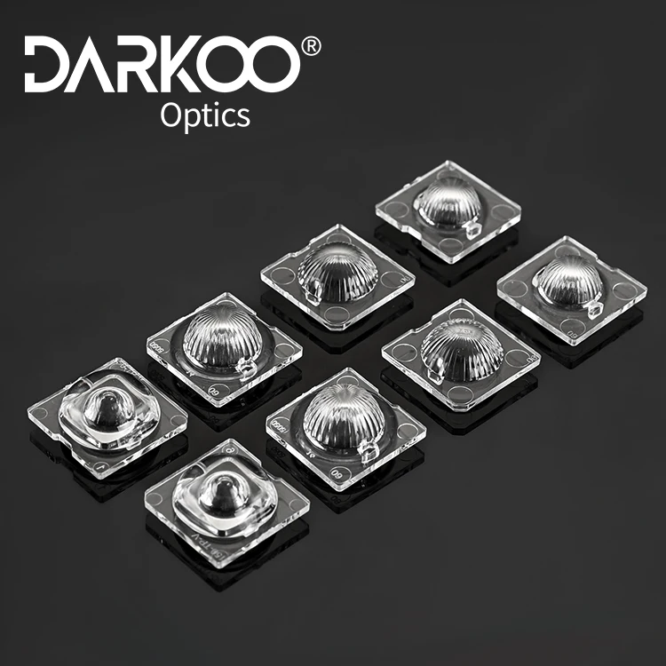 Single Lens for Street Light 3030 Supply Darkoo Array Lenses Emitting Round Degree Lighting Accessories  Price Len Optic
