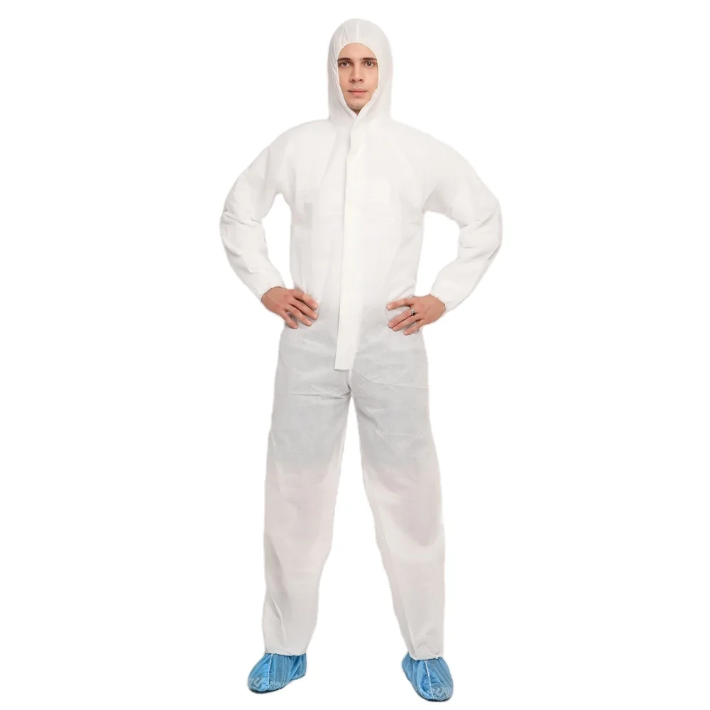 cheap safety protective jumpsuits eco friendly sms medical tyvek disposable sf safety protective coverall isolation gown