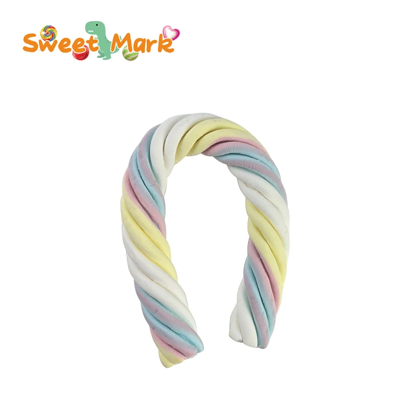 YoYo Long Twist Marshmallows Sweet Soft Marshmallow Candy