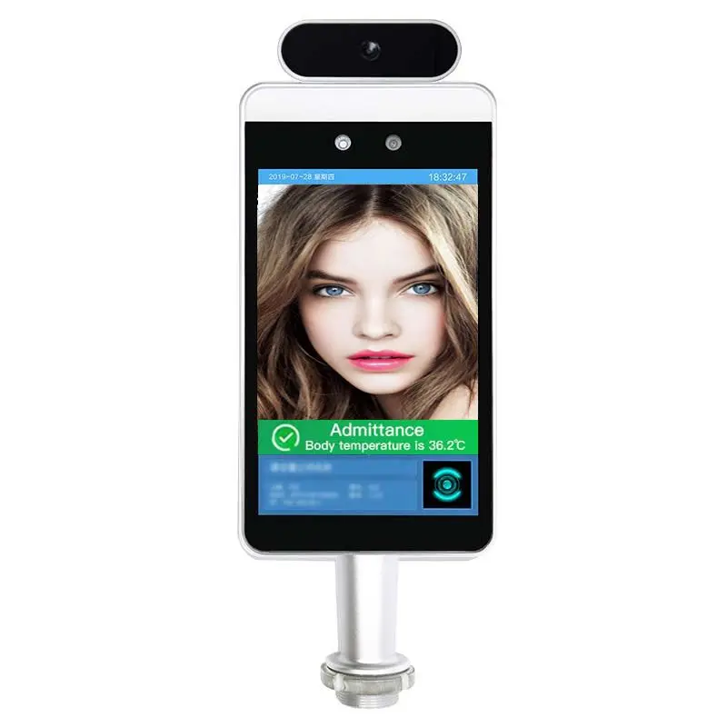 
Face Recognition Body Temp Detection Access Control Staff Attendance Machine Support face Comparison Library 