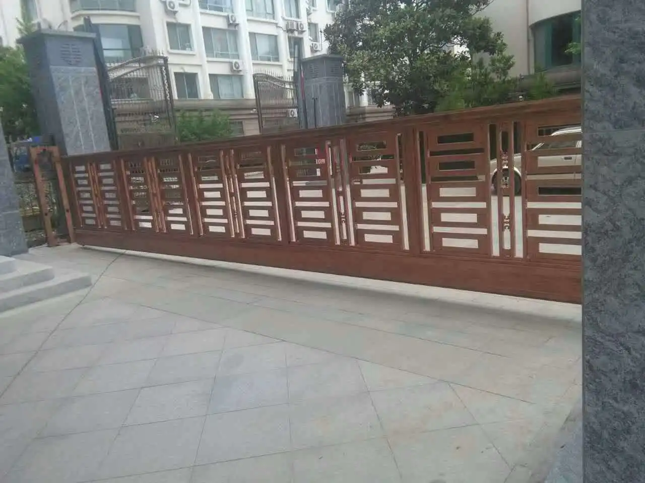 indian garden wooden main gate grill design for home farm house main iron square tube gate design