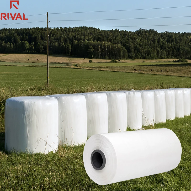12 Months Uv Protection Lldpe 22mic 23 Micron 250 Mm 750mm 25mic Agriculture Plastic 5 Layer Silage Film