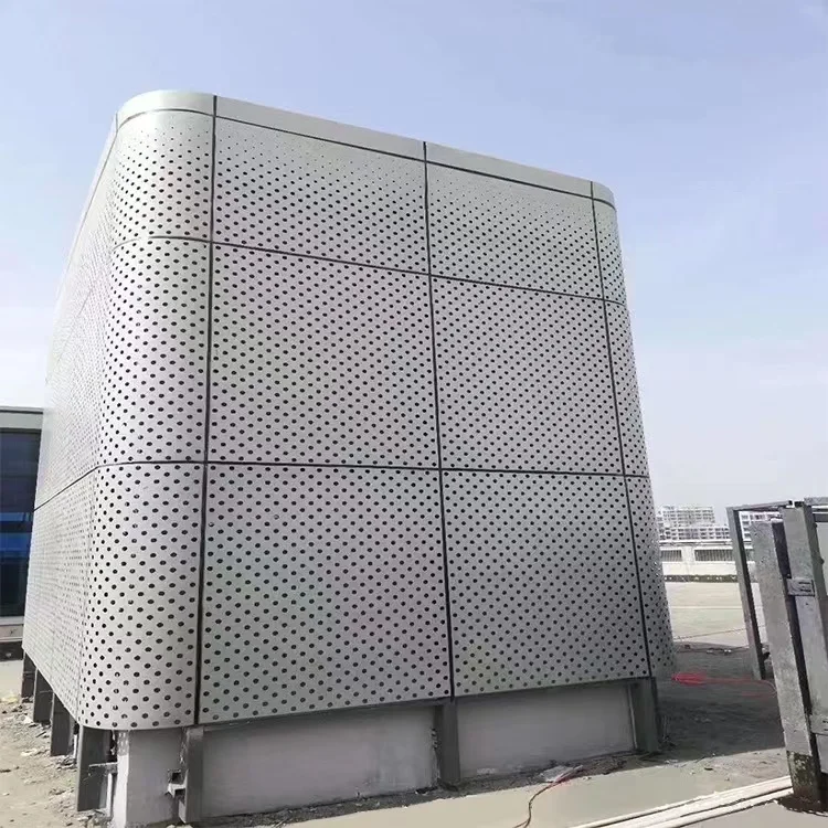 Fireproof Corrugated Aluminum Panel Perforated Aluminium Panel Wall Panels Exterior