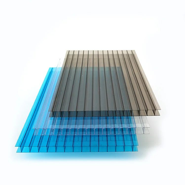Export quality twin wall polycarbonate shading sheet for door patio canopy