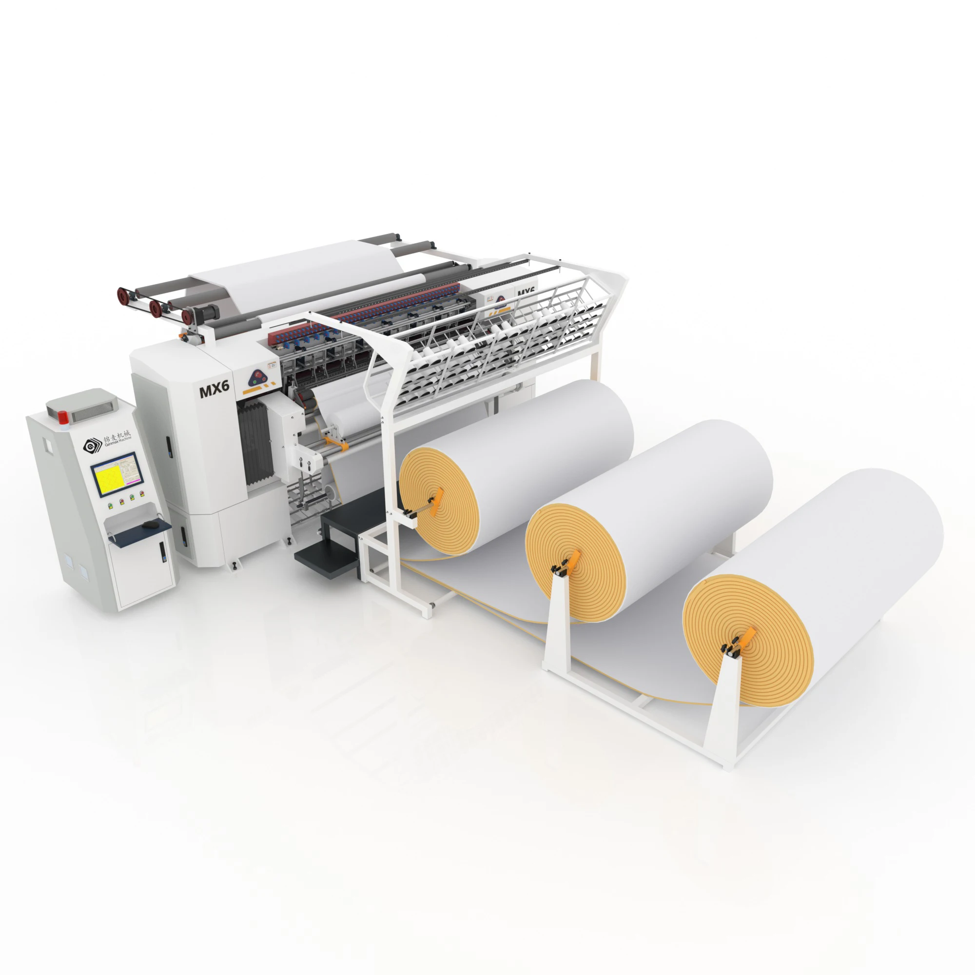 Genmax High Speed Computerized Chain Stitch Multi-needle Quilting Machine for Mattress Making