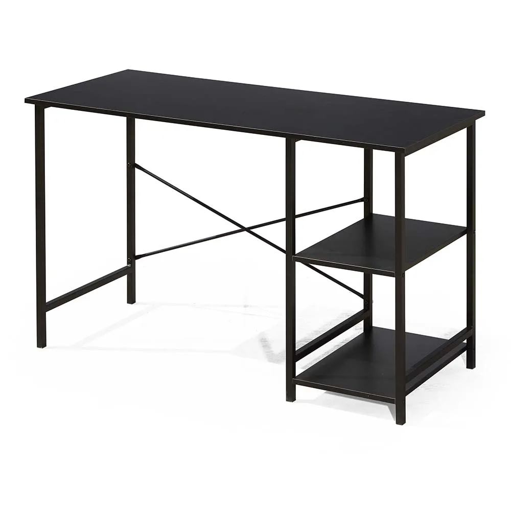 Home office desks furniture study table computer desk with shelf Small Study Writing Computer Table with Storage Shelves
