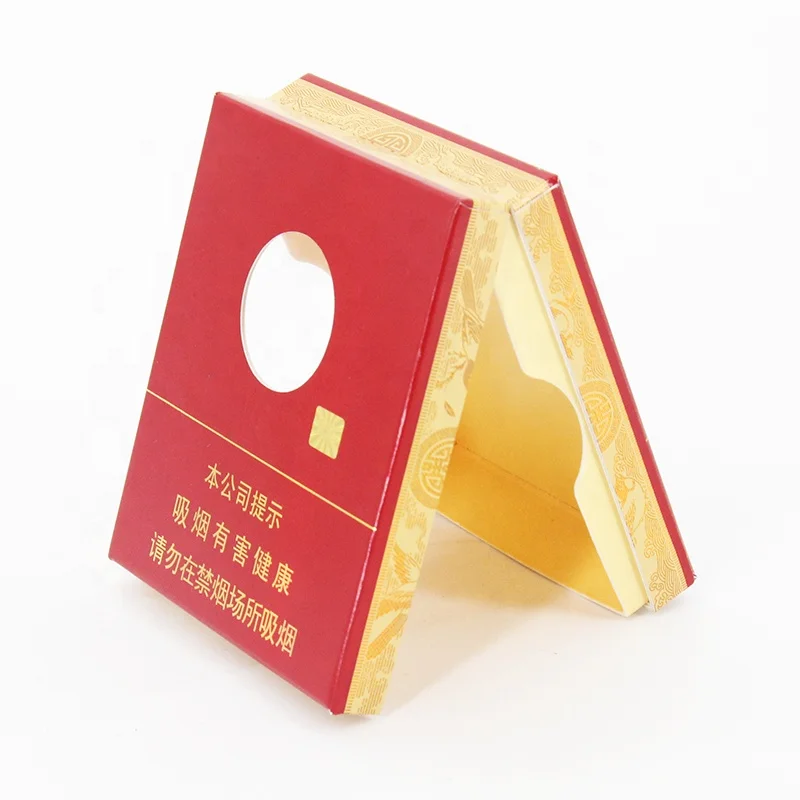 Custom Made Paper Cigarette Box Printing Logo Bio-Degradable Cigarette Case Paper Box For Cigarette