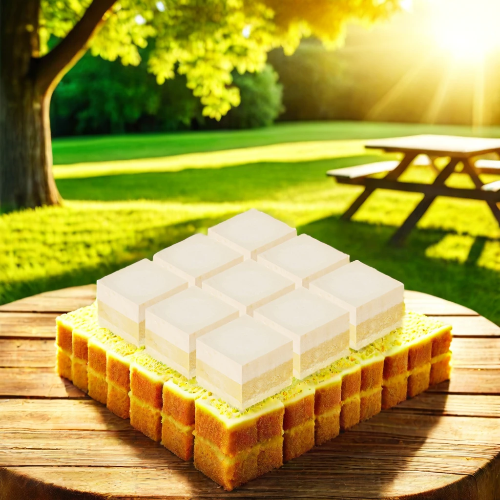 New product wholesale Durian Mousse Square Cake cheese Delicious durian cake