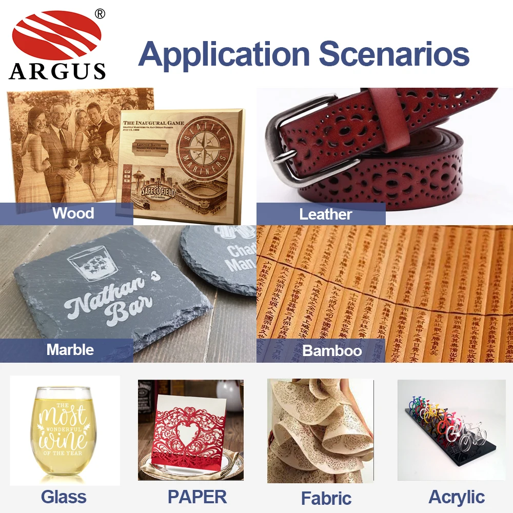 ARGUS Hot Sale 1390 Co2 Laser Engrave Machine / Laser Cutter 1390 / Clothing Laser Cutting Machine for Leather and Acrylic