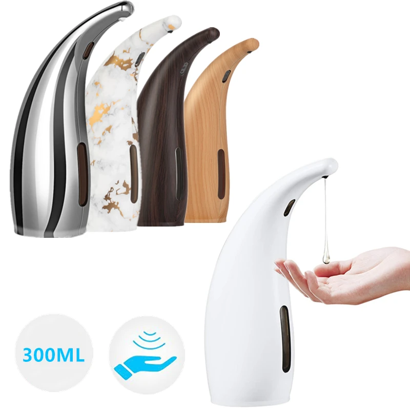 Bathroom 300ML Automatic Liquid Soap Dispenser Infrared Smart Sensor Kitchen Touchless Foam Shampoo Dispensers