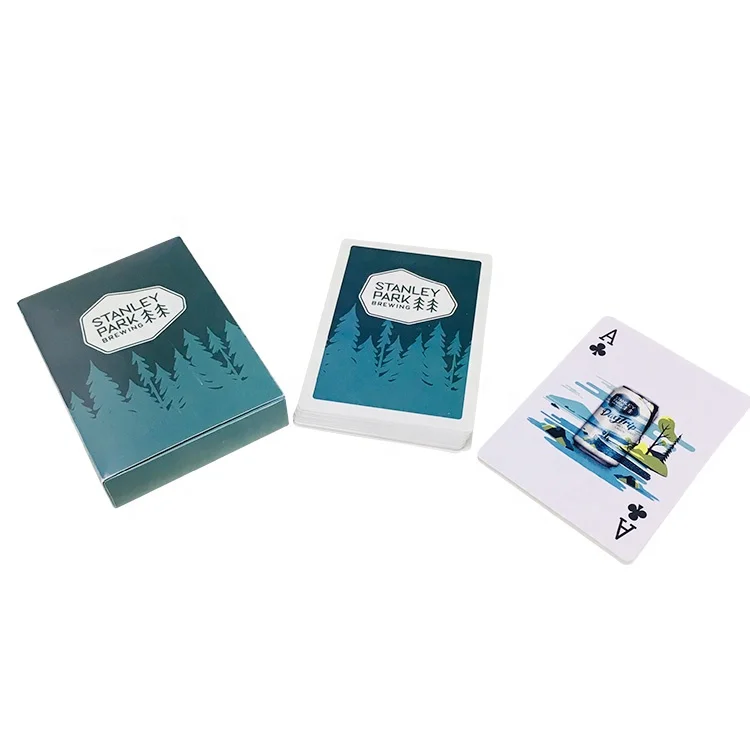 
custom stars top quality plastic playing poker cards 