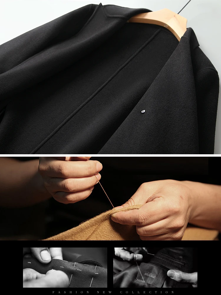 YR2023 Winter Season Natural Cashmere Bespoke Long Winter Coats