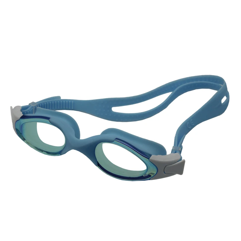 Amazon hot selling novelty swimming glasses set anti UV fog arena swimming goggles adult