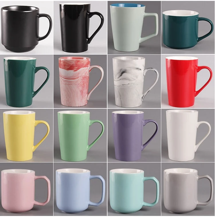 Wholesale creative gifts cheap printed sublimation porcelain ceramic coffee cup mug