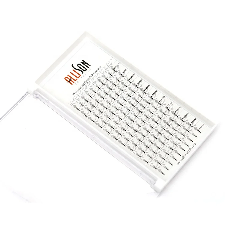 New product Song Lashes Pure darker black material 10D 12D 14D slim pointy base Premade Volume Fans