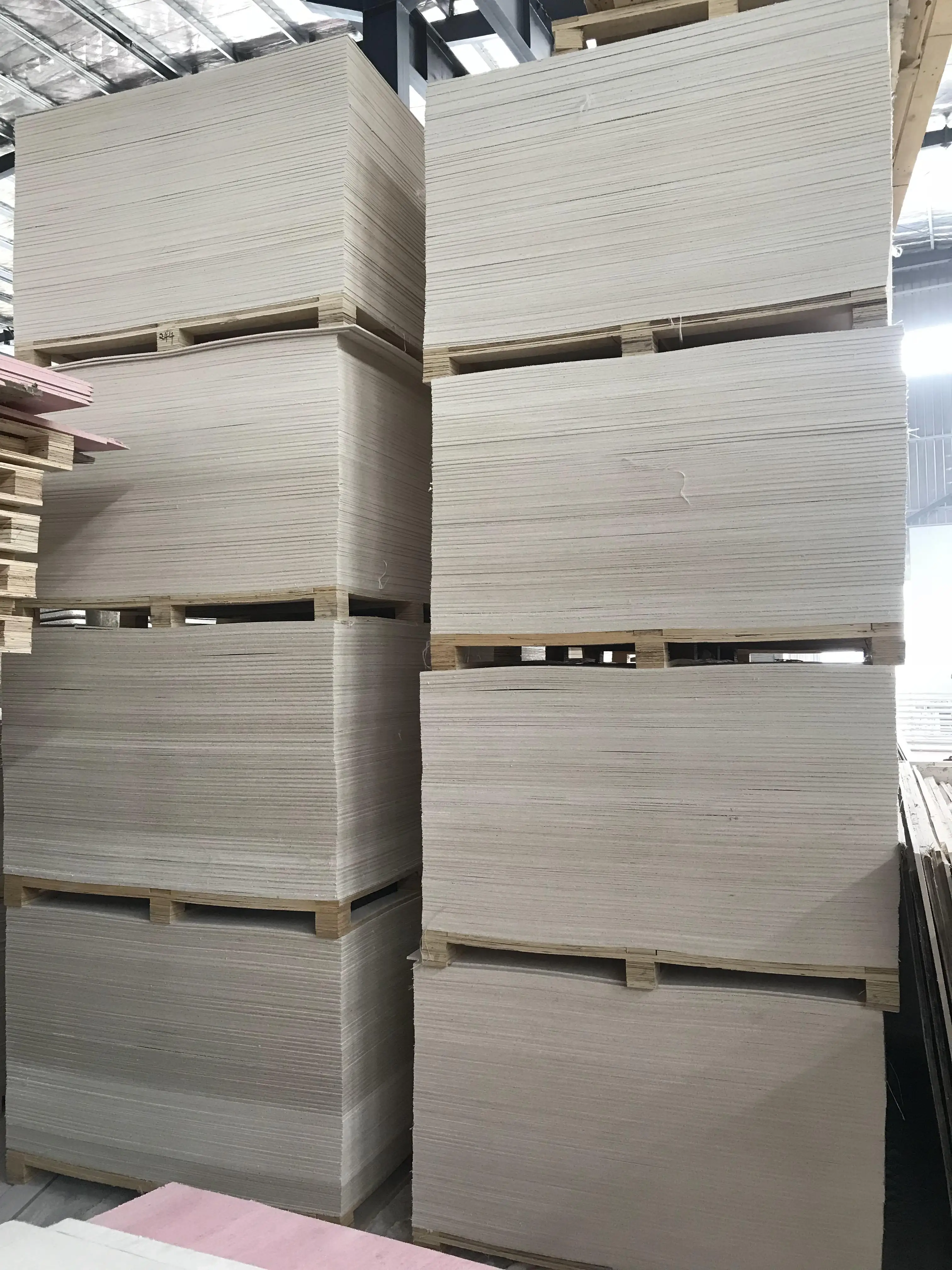 High quality 12mm low price no chloride fire rated boards MGO 6mm fireproof 15mm MGSO4 panel factory price for Malaysia market