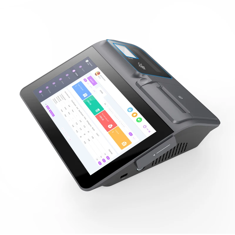 11.6 Inch 80mm Auto Cutter Thermal Receipt  Printer POS With LED Screen POS Cash Register