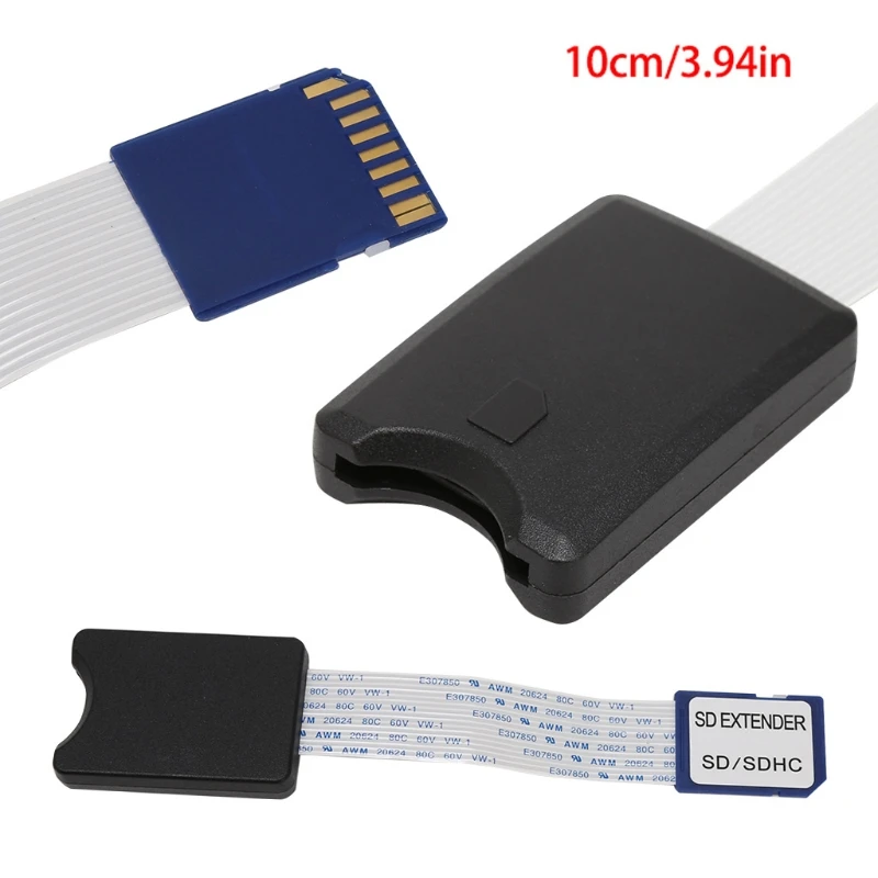 15CM black Standard SDMale To SD Female Card SD To SD Adapter Extension Cable for Car Gps Soft Flat FPC Adapter Card