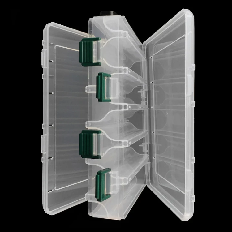 Оптовая продажа, новый дизайн, белая двухсторонняя приманка WEIHE, набор пластиковых крючков, коробка для рыболовных снастей