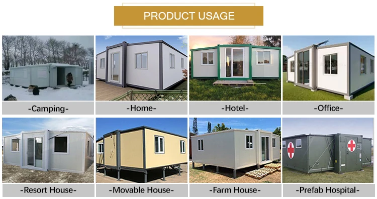 20 Foot Reasonable Expandable Assemble Prefab Mobile Home Expendable 40 Feet Modular Luxury Restaurant House Container