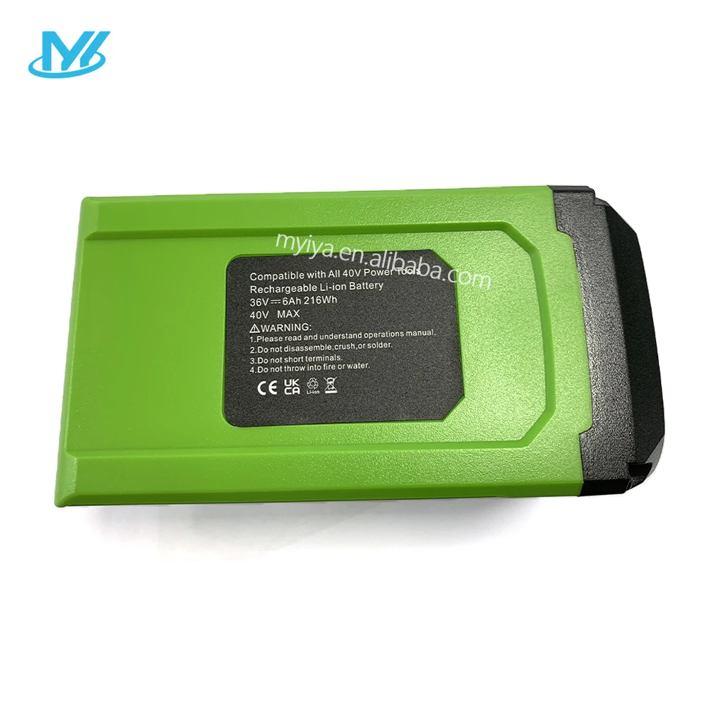 Аккумулятор MYiYAE 40 В для Greenworks 2 0ah литий-ионный аккумулятор оригинальный 75 + совместимые инструменты