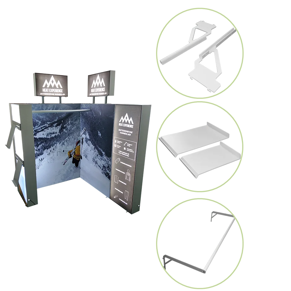 Portable Aluminum Fabric Lightbox New Led Module Textile Frame Retail Advertising Light Boxes Indoors for Supermarket
