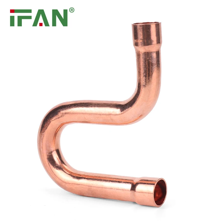 IFAN Cheap Price Copper Pipes Fittings Copper Welding Fitting Plumbing Brass Pipe Connector