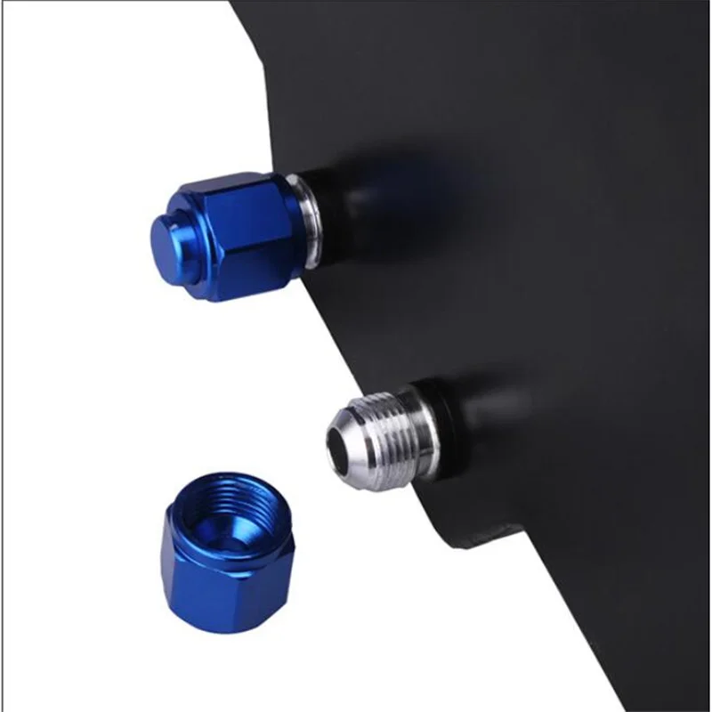 Aluminum 40L Fuel Surge Tank Fuel Cell Can Foam Inside Buffer Can Gasoline Universal Wholesales