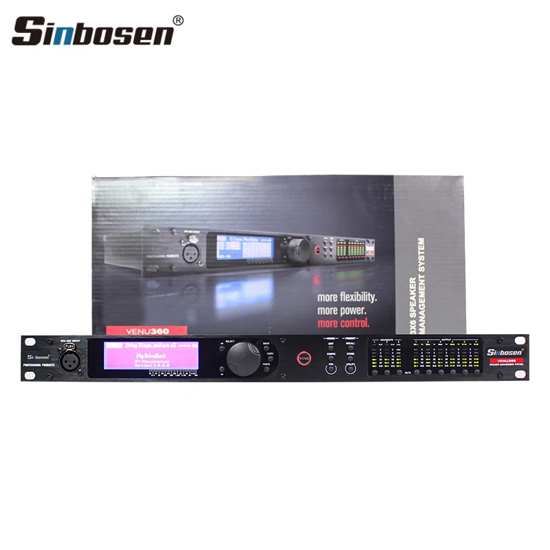 V-360 3 input 6 output manufacturers dsp digital audio processor