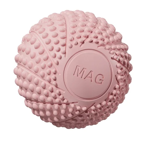 Spiky massage ball with logo with custom paper box
