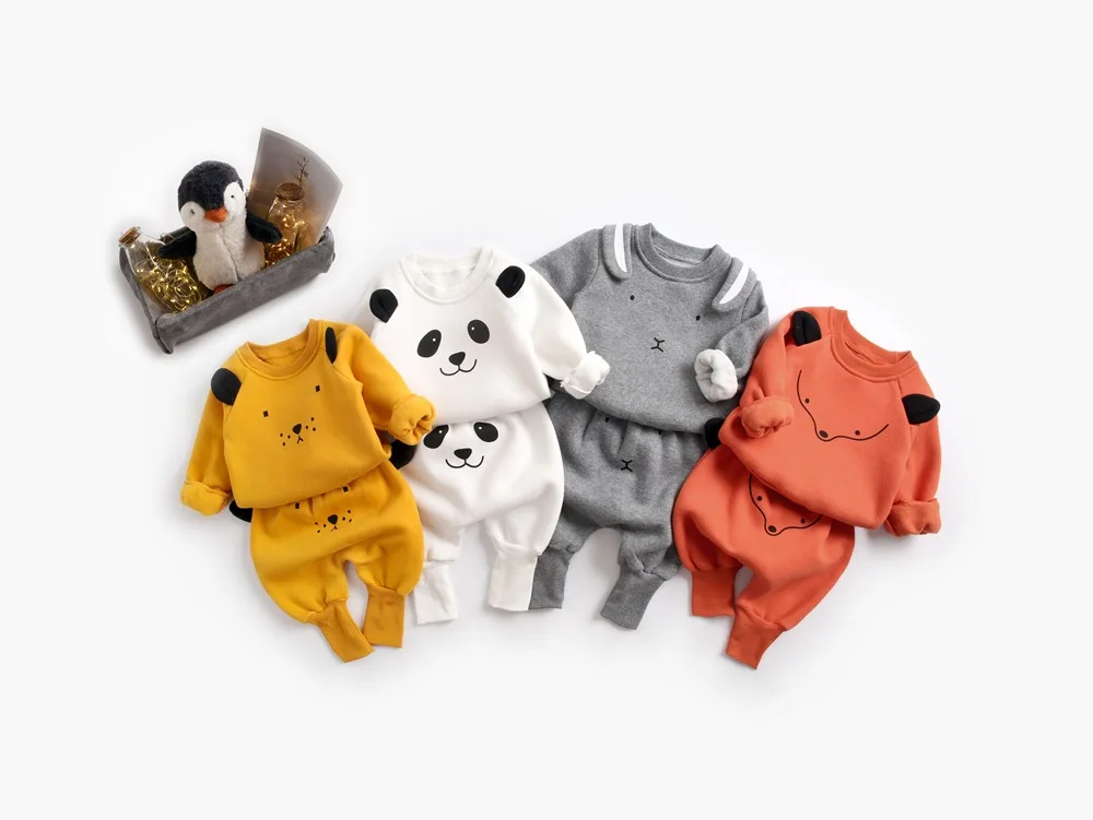 
Colorful Infant Hoodie Boys Girls O-Neck Kids Sweaters Pullover Baby Warm sweater 