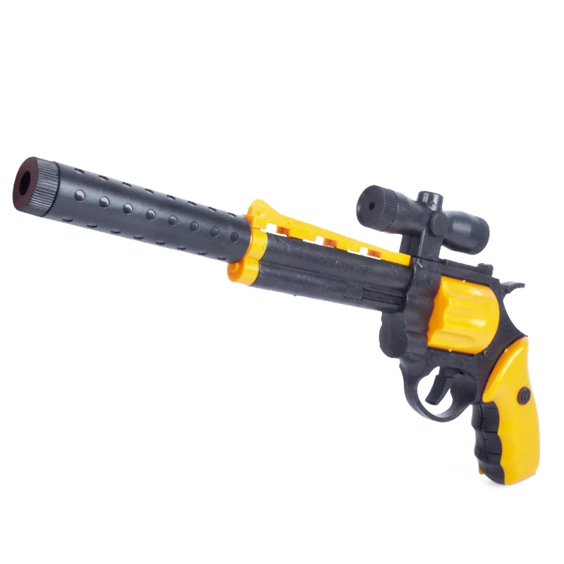 Building Blocks Pistol Rifle Diy 3d Miniature Model Plastic Gift  Assembly pistol Toy Gun for Boy Kid with Building Instruction