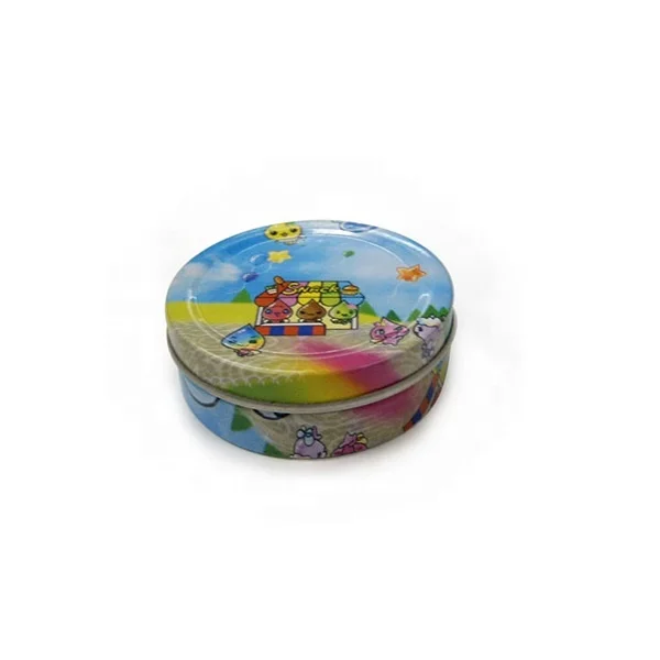Factory Wholesale Round Tin Box With Custom Printing