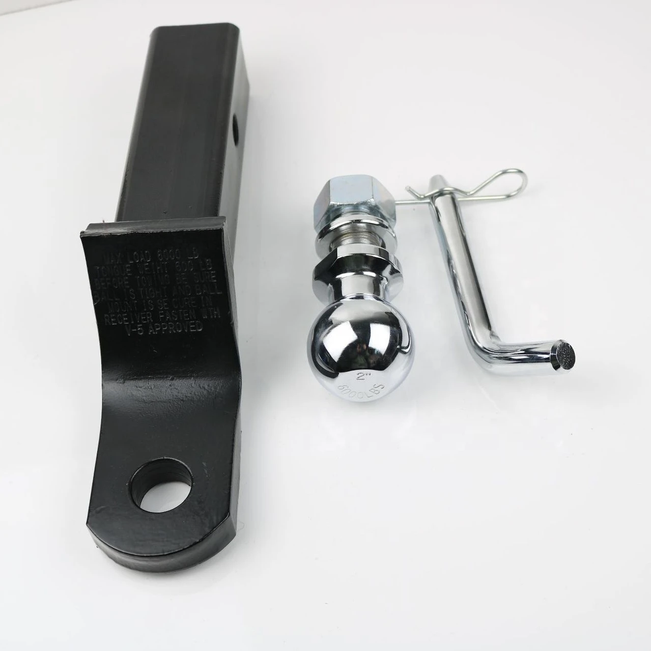 
Шаровое Крепление 2 дюйма с шариком прицепа и сцепным штифтом, твердый хвостовик зажима 