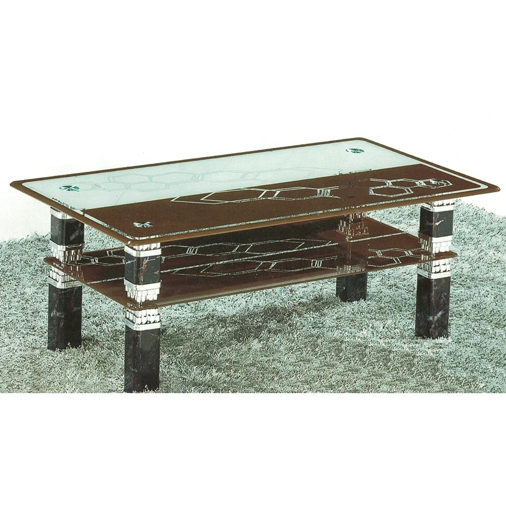 
Living room furniture glass coffee table 