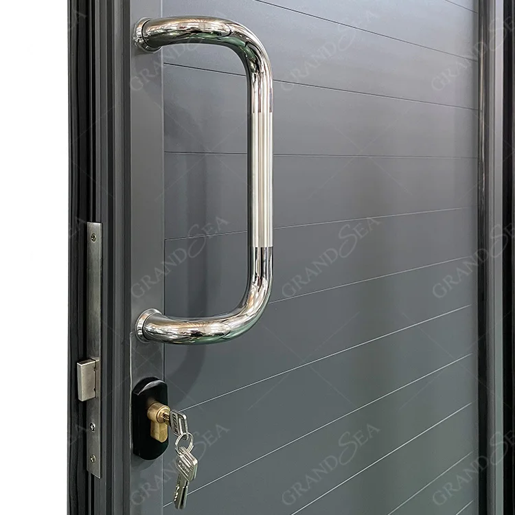 2340 X 820 Hidden Hinged Flush Aluminum Metal Casement Door With Swing Design Prices