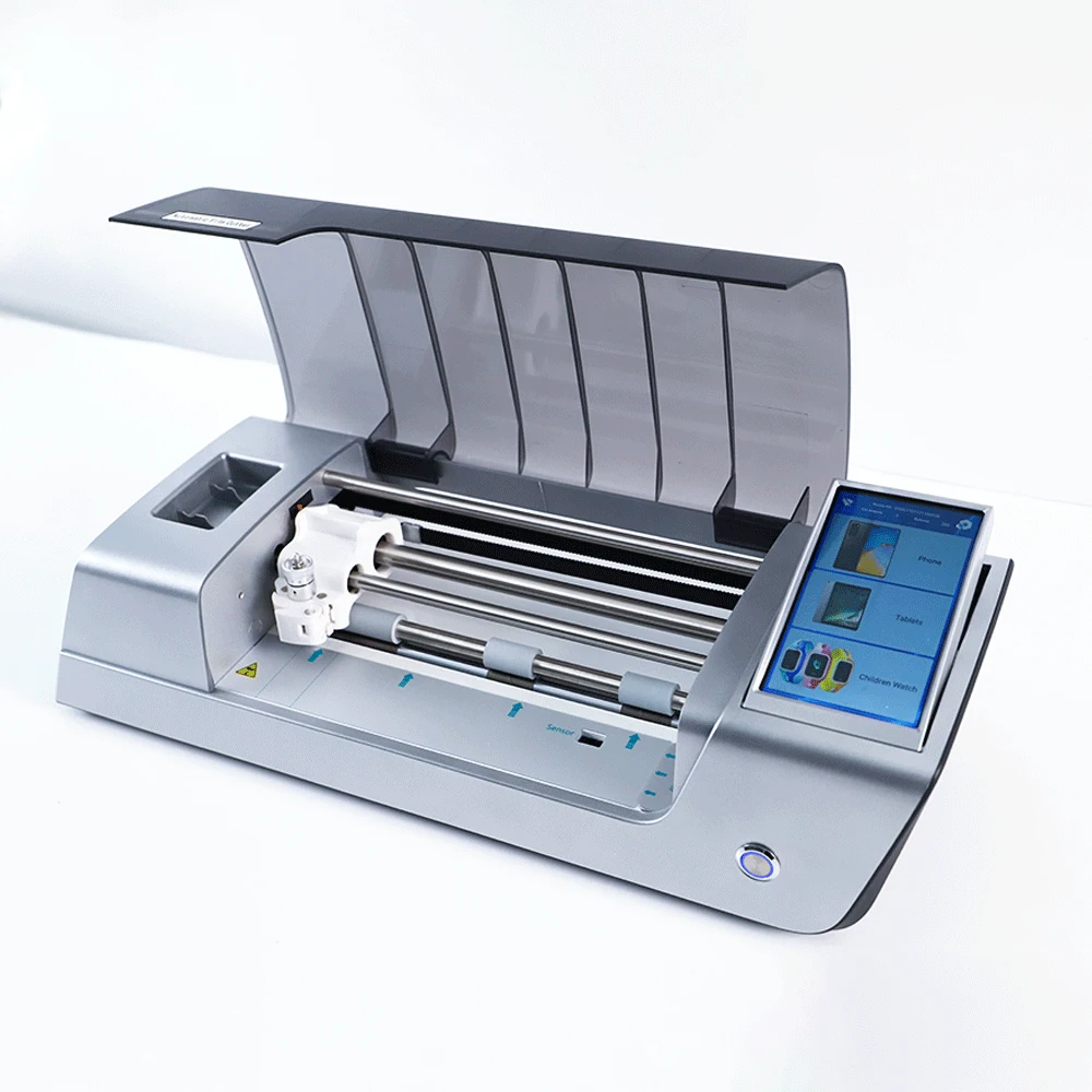 Factory Automatic Film Cutter Mobile Screen Protector Making Machine Hydrogel TPU Nano Film Cutting Machine