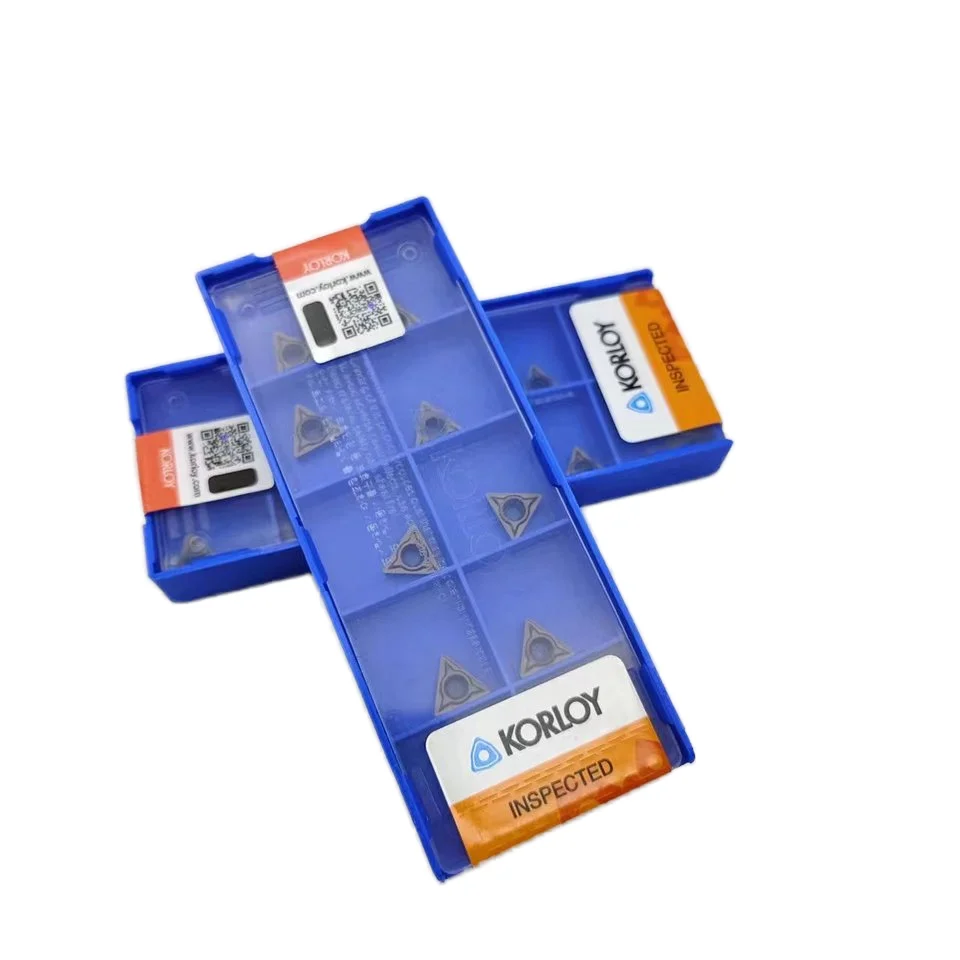 Korloys Original 100% South Korea CNC Lathe Insert TCMT090204-C25 Series Full Boring Internal Turning Tool with PVD/CVD Coating