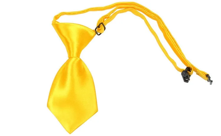 Wholesale custom pet supplies popular Striped solid Formal Neck Tie Party Cat Dog Collar Pet Bow Tie