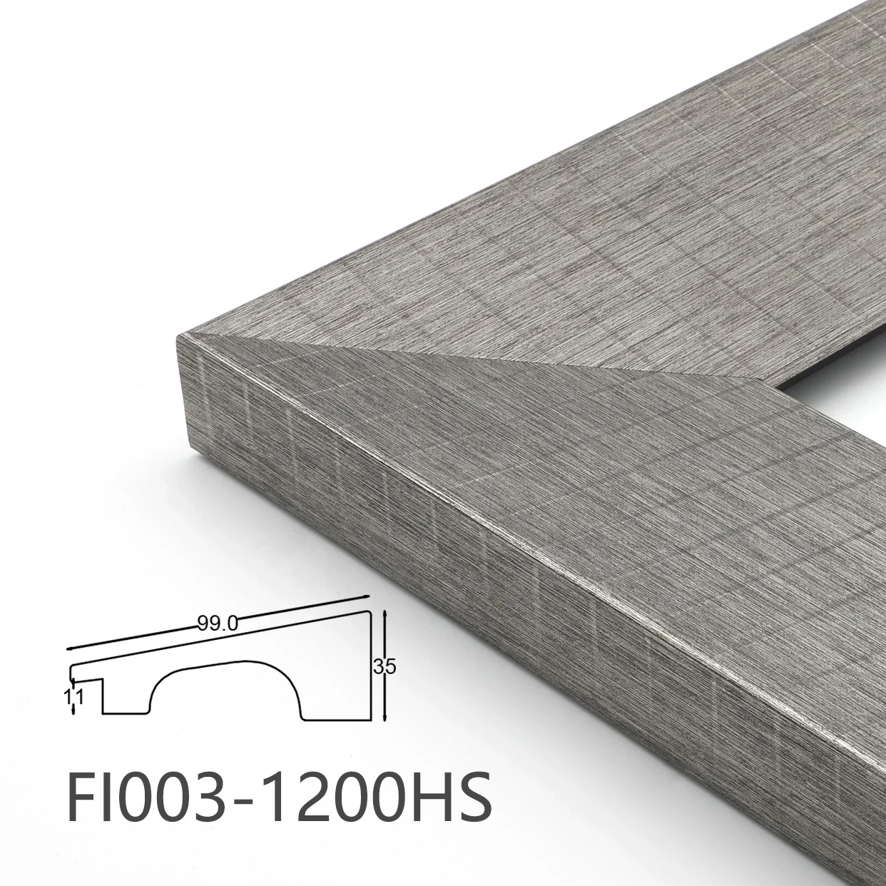 Glossy mirror frame modern design picture frame profile framing for production