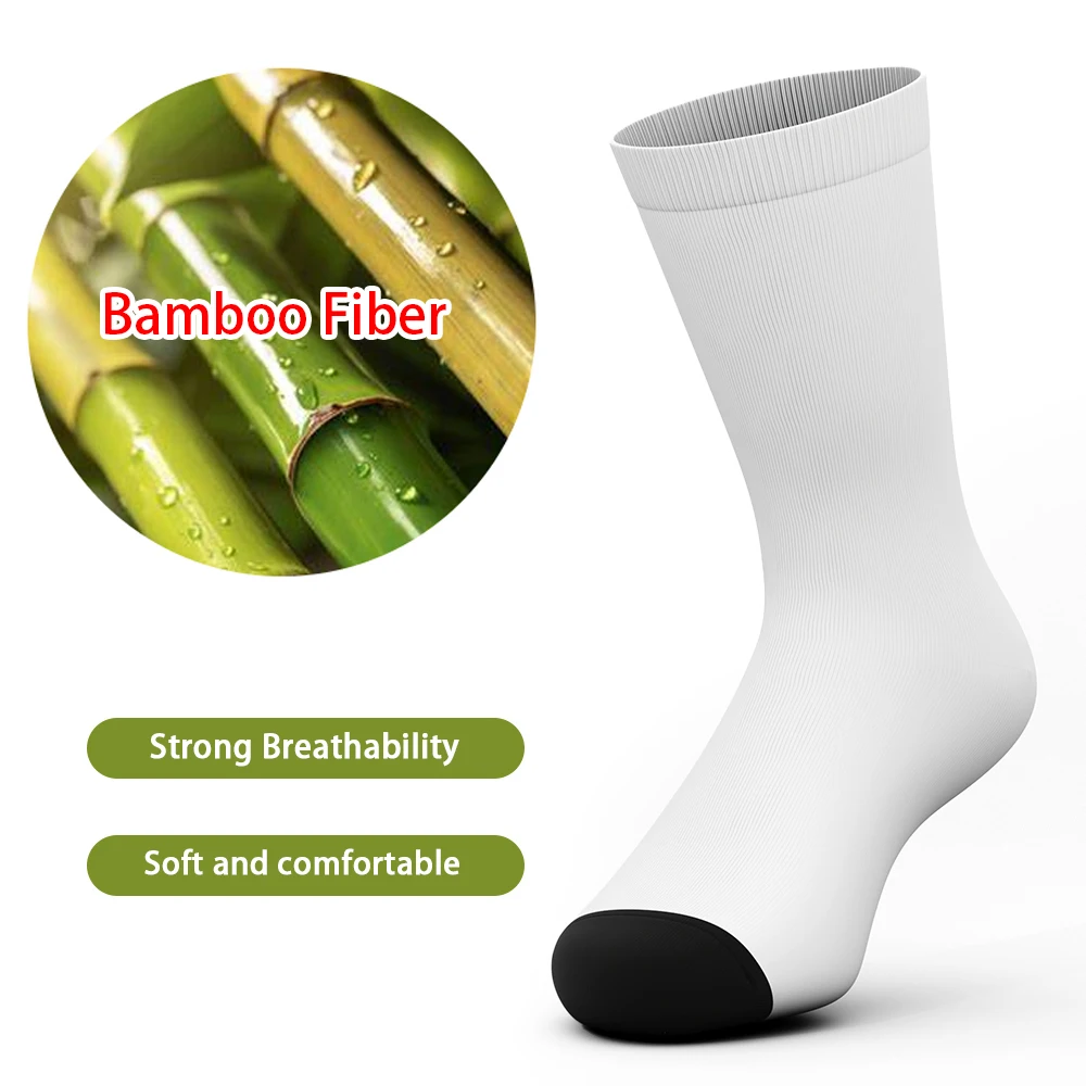 Snowy Slopes and Sunshine 3D Sublimation 360 Printed Winter Fun Cartoon Character Design Socks